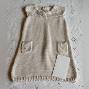 Tucker + Tate Cream Knit Pocket Dress